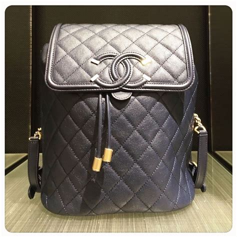 chanel filigree backpack